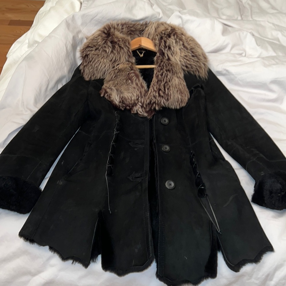 Women’s shearling coat